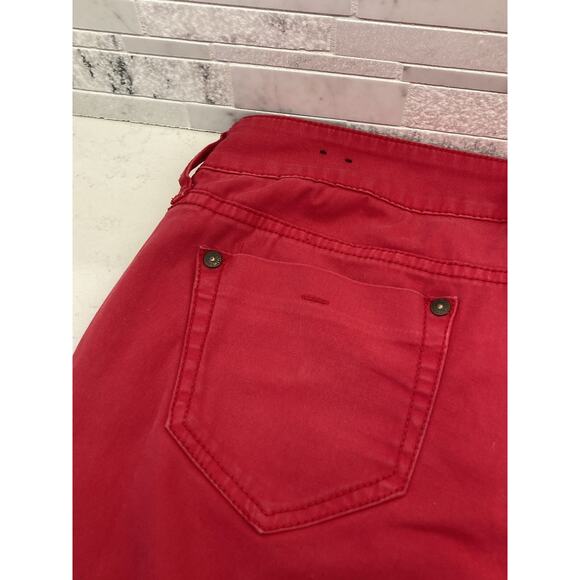 G By Guess Women’s Red Jeans Suzette Super Skinny Great Condition Size 27 - Picture 8 of 8